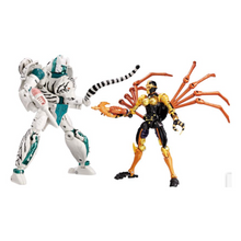 Load image into Gallery viewer, Transformers Beast Wars Again BWVS-04 Tigatron vs. Blackarachnia by Takara Tomy