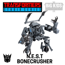 Load image into Gallery viewer, Transformers Buzzworthy Bumblebee SS N.E.S.T BONECRUSHER (Leader Class)