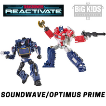 Load image into Gallery viewer, Transformers Reactivate 2 Pack - Soundwave vs Optimus Prime