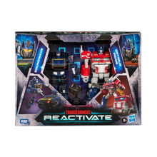 Load image into Gallery viewer, Transformers Reactivate 2 Pack - Soundwave vs Optimus Prime