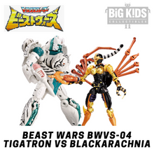 Load image into Gallery viewer, Transformers Beast Wars Again BWVS-04 Tigatron vs. Blackarachnia by Takara Tomy
