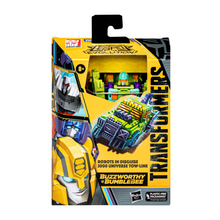 Load image into Gallery viewer, Transformers Buzzworthy Bumblebee RID 2000 UNIVERSE TOWLINE (Deluxe Class)