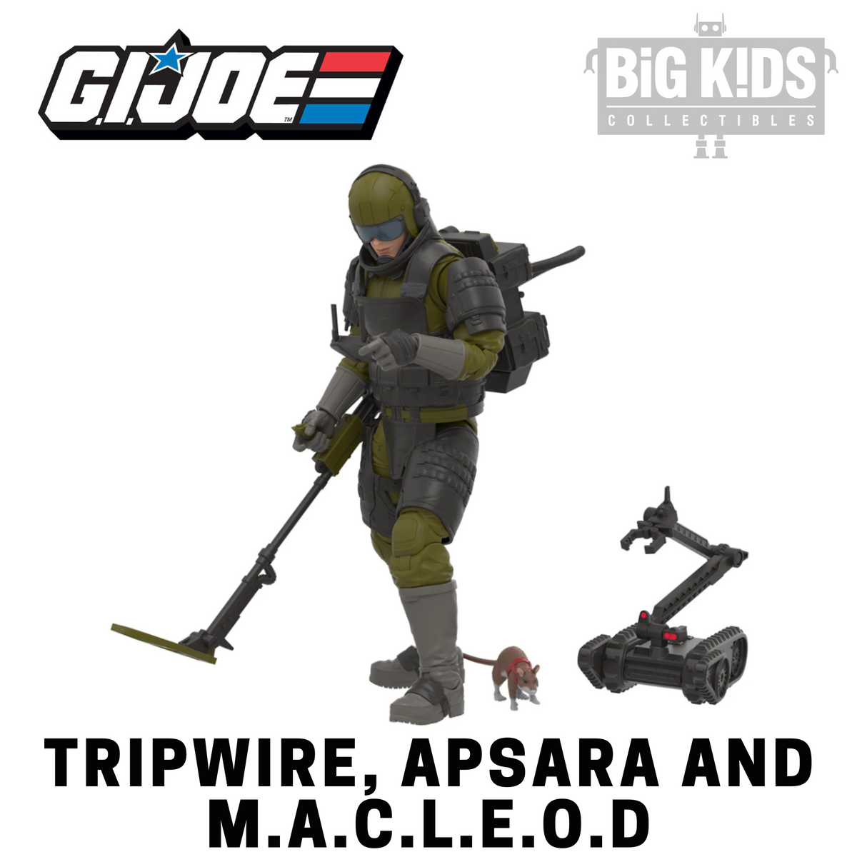 Tripwire, Apsara & M.A.C.L.E.O.D. - G.I. Joe - Classified - Basic