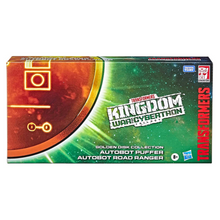 Load image into Gallery viewer, Transformers Generations WFC Golden Disk Collection Autobot Puffer and Autobot Road Ranger (Chapter 1)