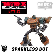 Load image into Gallery viewer, Transformers Netflix War for Cybertron SPARKLESS BOT (Deluxe Class)