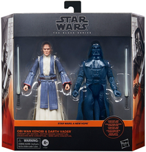 Load image into Gallery viewer, Star Wars Black Series OBI-WAN KENOBI and DARTH VADER (Concept Art Edition)