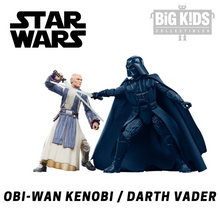 Load image into Gallery viewer, Star Wars Black Series OBI-WAN KENOBI and DARTH VADER (Concept Art Edition)