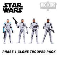Load image into Gallery viewer, Star Wars Vintage Collection PHASE 1 CLONE TROOPER (4 Pack)
