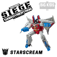 Load image into Gallery viewer, Transformers Siege War for Cybertron STARSCREAM (Voyager Class)