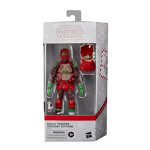 Load image into Gallery viewer, Star Wars The Black Series SCOUT TROOPER (Holiday Edition)