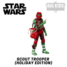 Load image into Gallery viewer, Star Wars The Black Series SCOUT TROOPER (Holiday Edition)