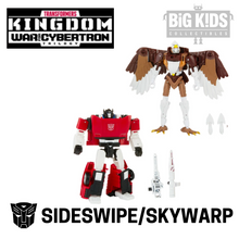 Load image into Gallery viewer, Transformers Kingdom War for Cybertron SIDESWIPE / SKYWARP 2 Pack