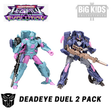 Load image into Gallery viewer, Transformers Legacy Evolution DEADEYE DUEL 2 PACK
