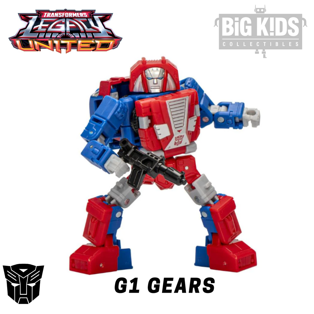 Transformers Legacy United G1 GEARS (Deluxe Class)