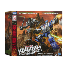 Load image into Gallery viewer, Transformers Kingdom WFC Battle Across Time Collection WFC-K40 AUTOBOT MIRAGE &amp; MAXIMAL GRIMLOCK
