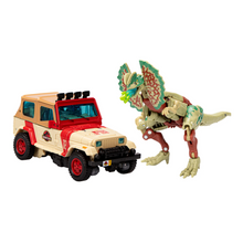 Load image into Gallery viewer, Transformers Collaborative Jurassic Park x Transformers Dilophocon and Autobot JP12
