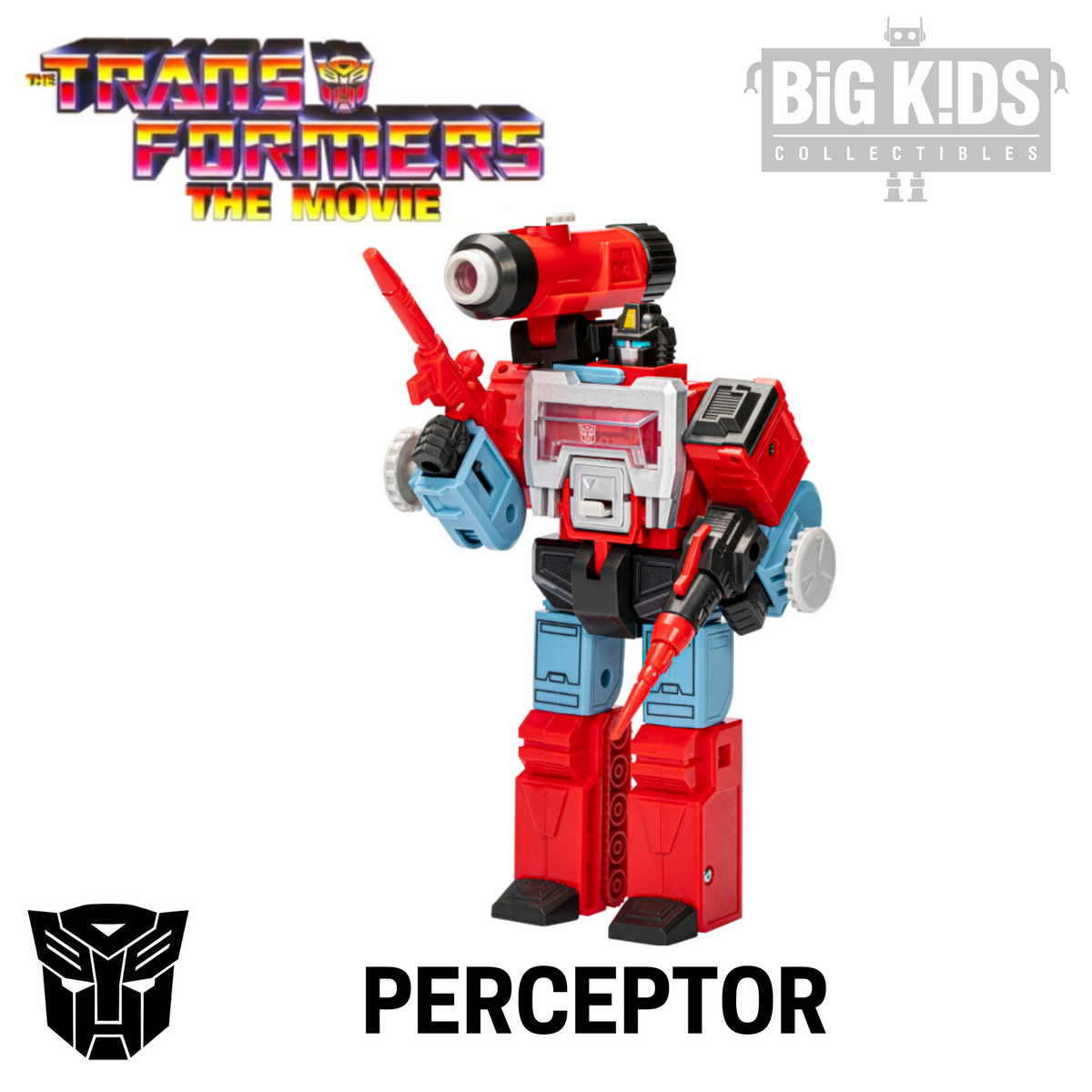 Perceptor Mini Figure Transformers The Movie Retro Collection PERCEPTOR – Big Kids Collectibles