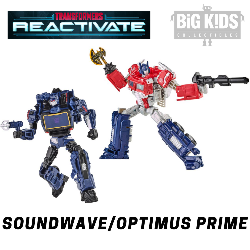 Transformers Reactivate 2 Pack - Soundwave vs Optimus Prime