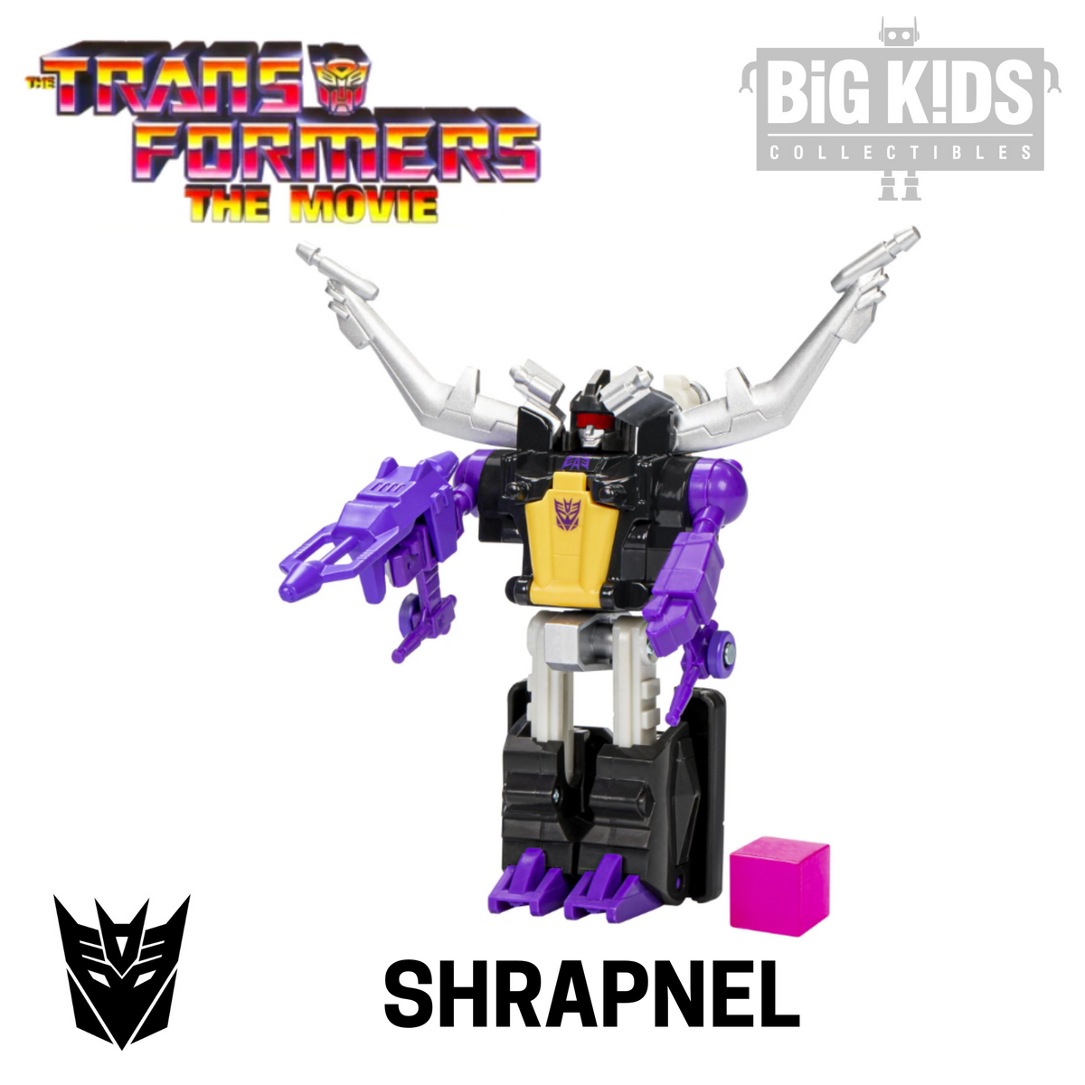 Shrapnel Collection Transformers Retro Collection The Movie SHRAPNEL – Big Kids Collectibles