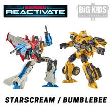 Load image into Gallery viewer, Transformers Reactive 2 Pack - Starscream vs Bumblebee
