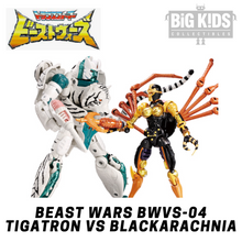 Load image into Gallery viewer, Transformers Beast Wars Again BWVS-04 Tigatron vs. Blackarachnia by Takara Tomy
