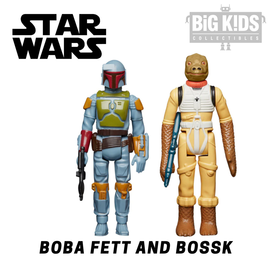 STAR WARS Retro Collection Special Bounty Hunters 2-Pack Boba Fett & Bossk