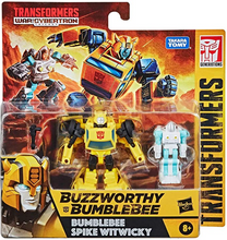 Load image into Gallery viewer, Transformers Generations War for Cybertron BUZZWORTHY BUMBLBEBEE and SPIKE WITWICKY
