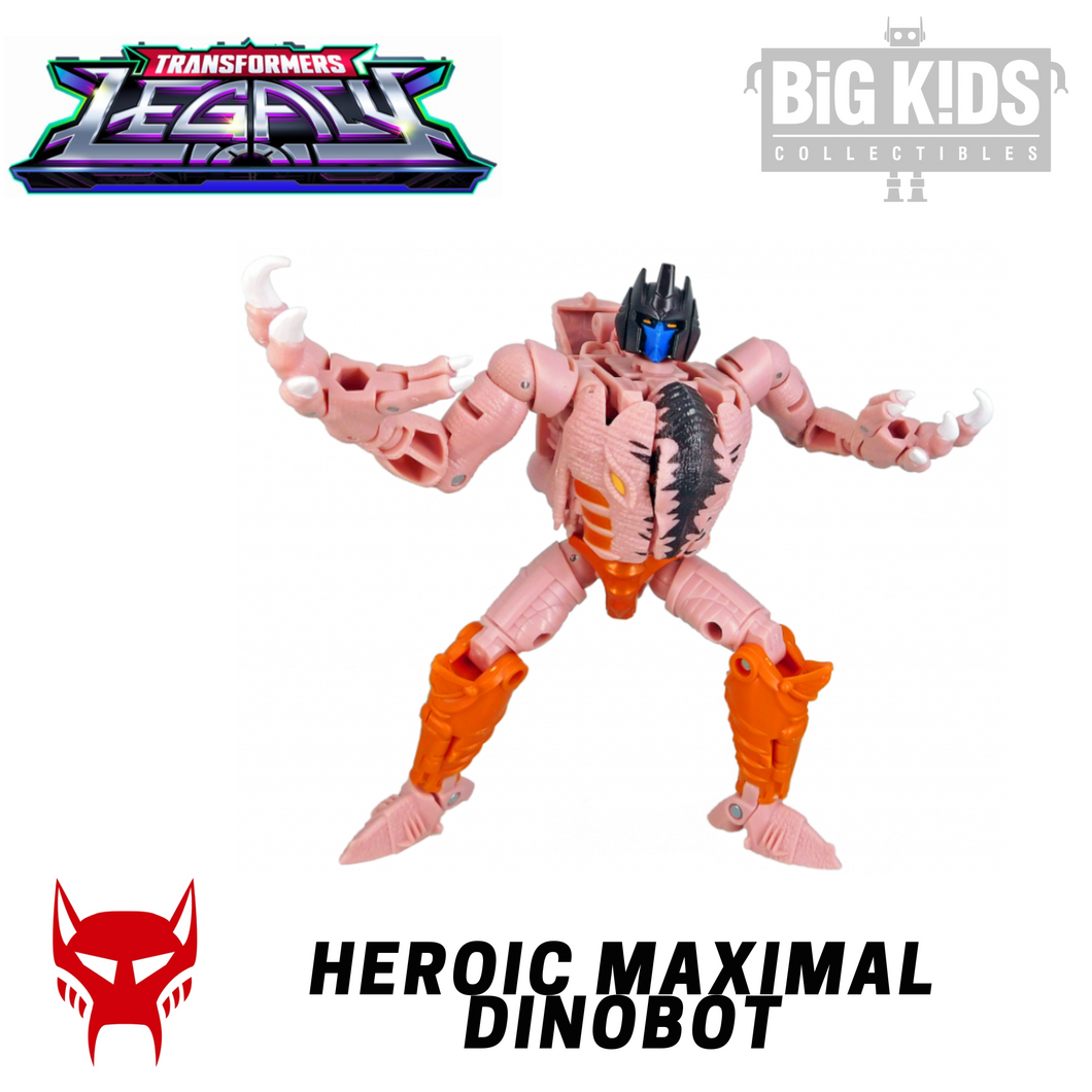 Transformers Buzzworthy Bumblebee HEROIC MAXIMAL DINOBOT (Voyager Class)