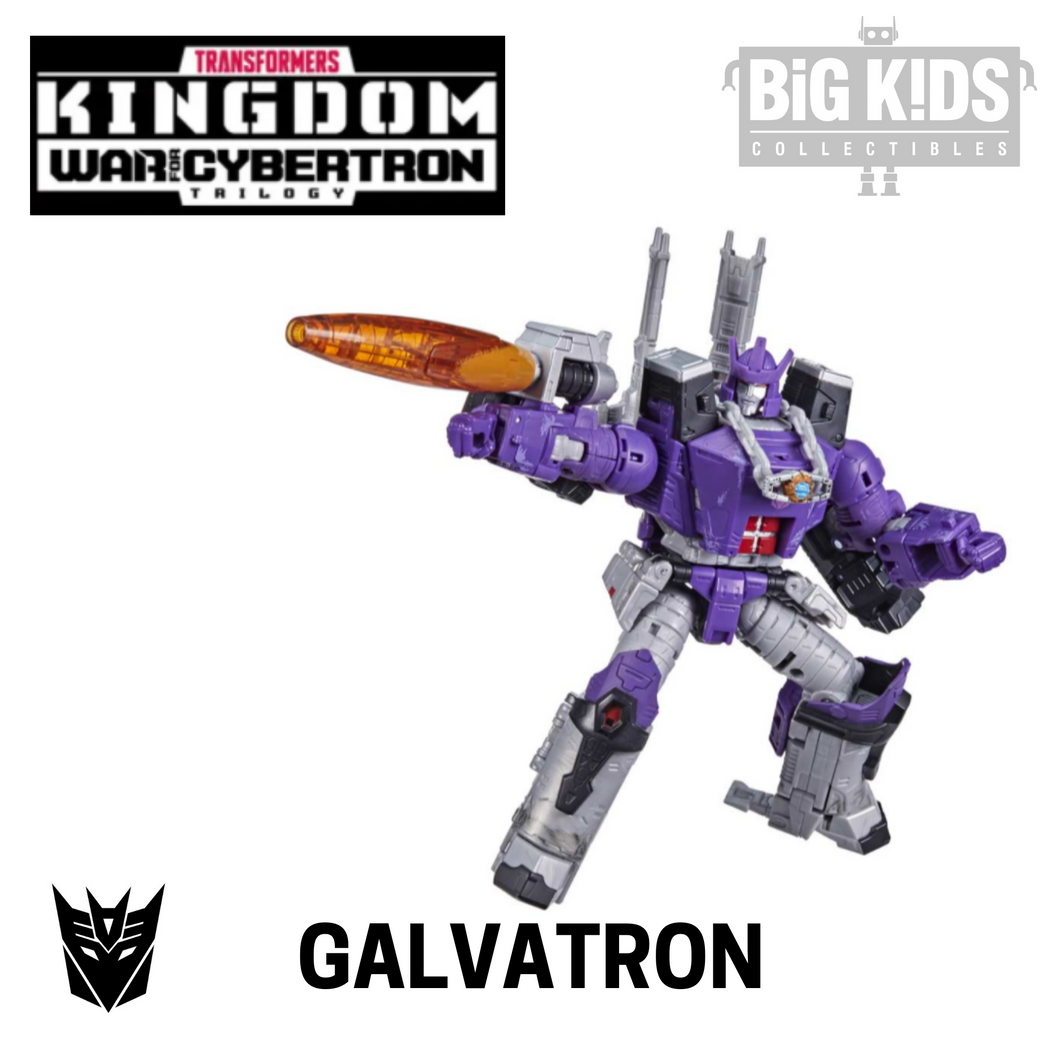 Transformers Kingdom War for Cybertron GALVATRON (Leader Class)