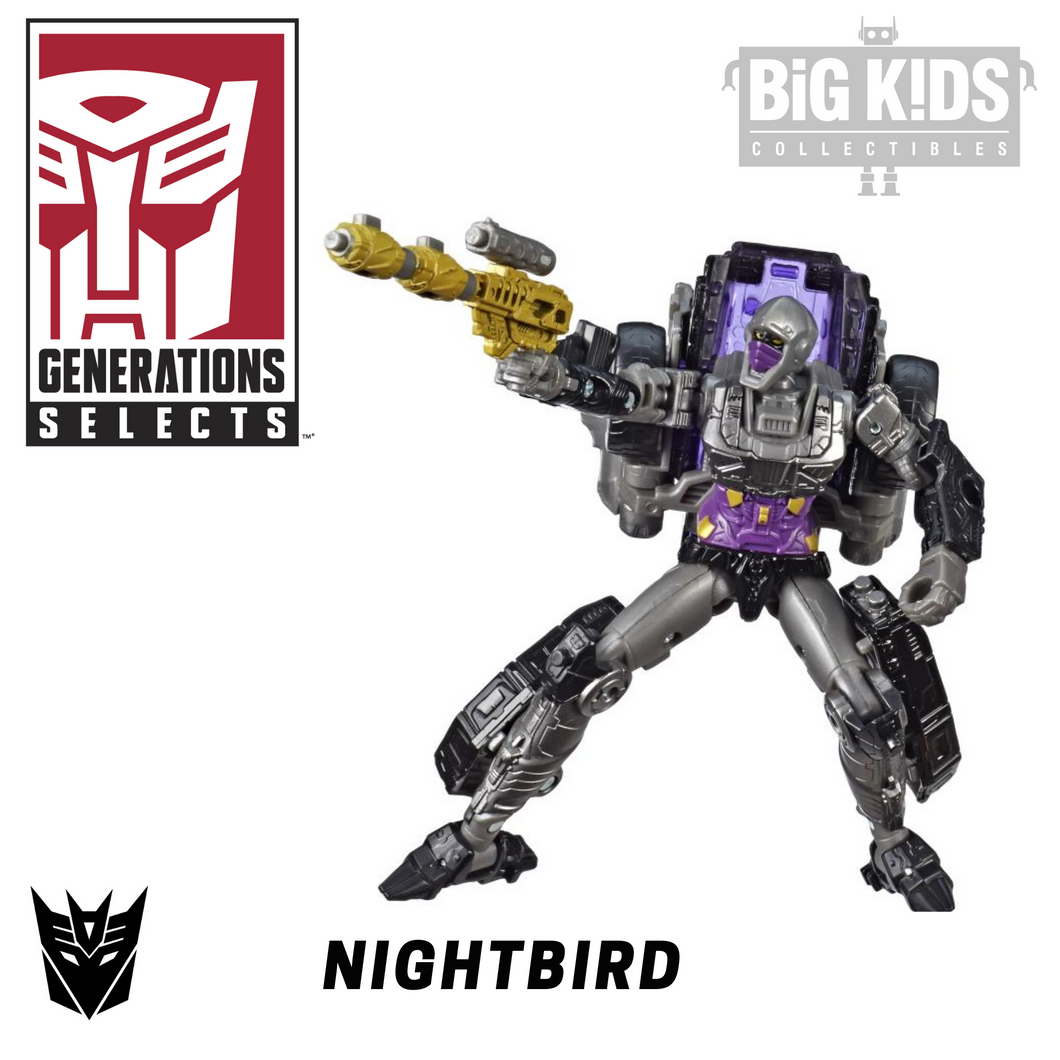 Transformers Generations Selects NIGHTBIRD (Deluxe Class)