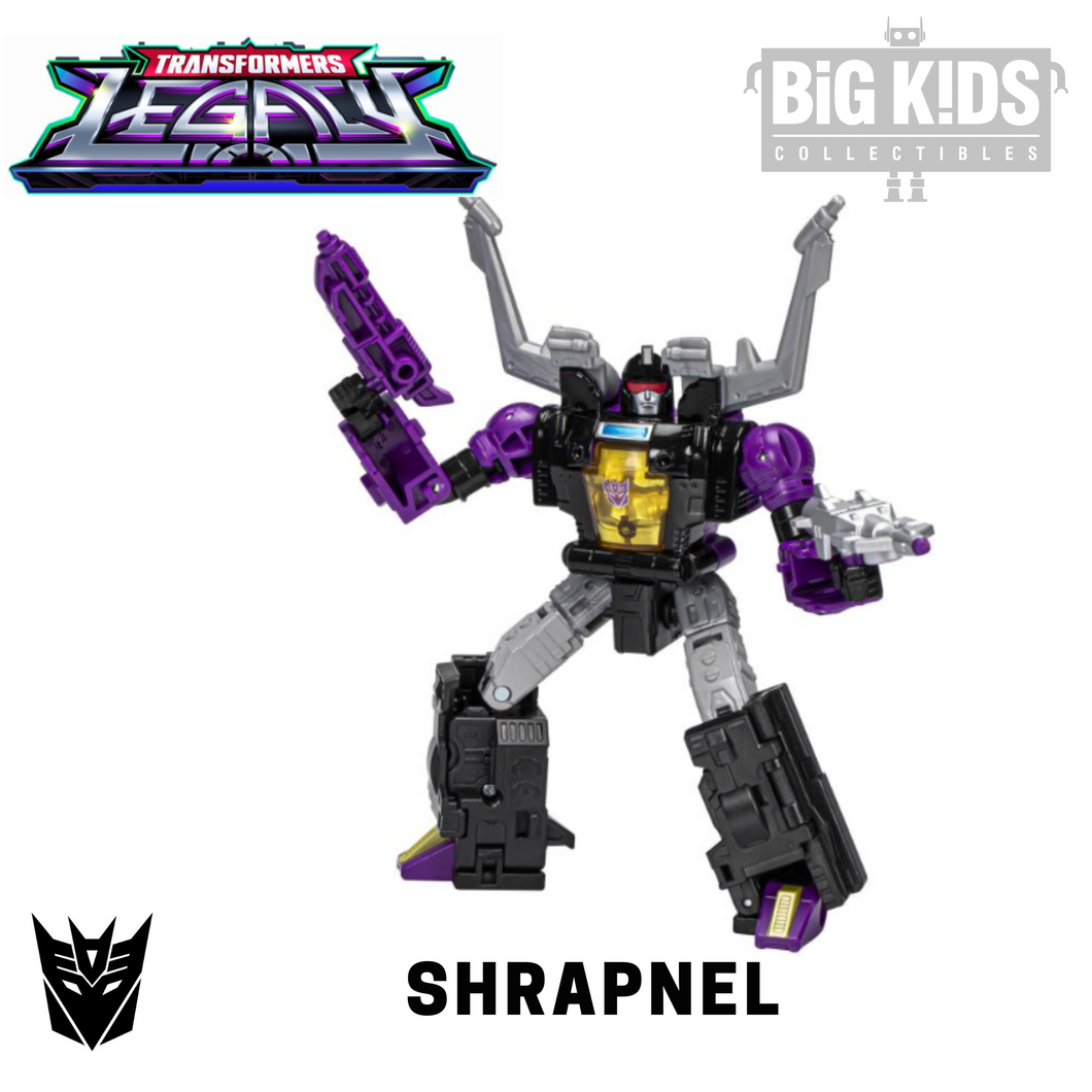 Transformers Legacy Evolution SHRAPNEL (Deluxe Class)