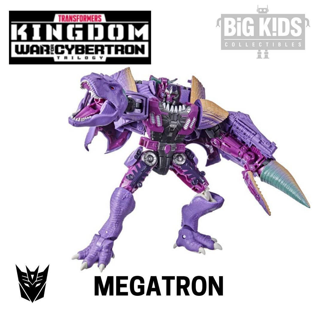 Transformers Kingdom War for Cybertron MEGATRON (Leader Class)