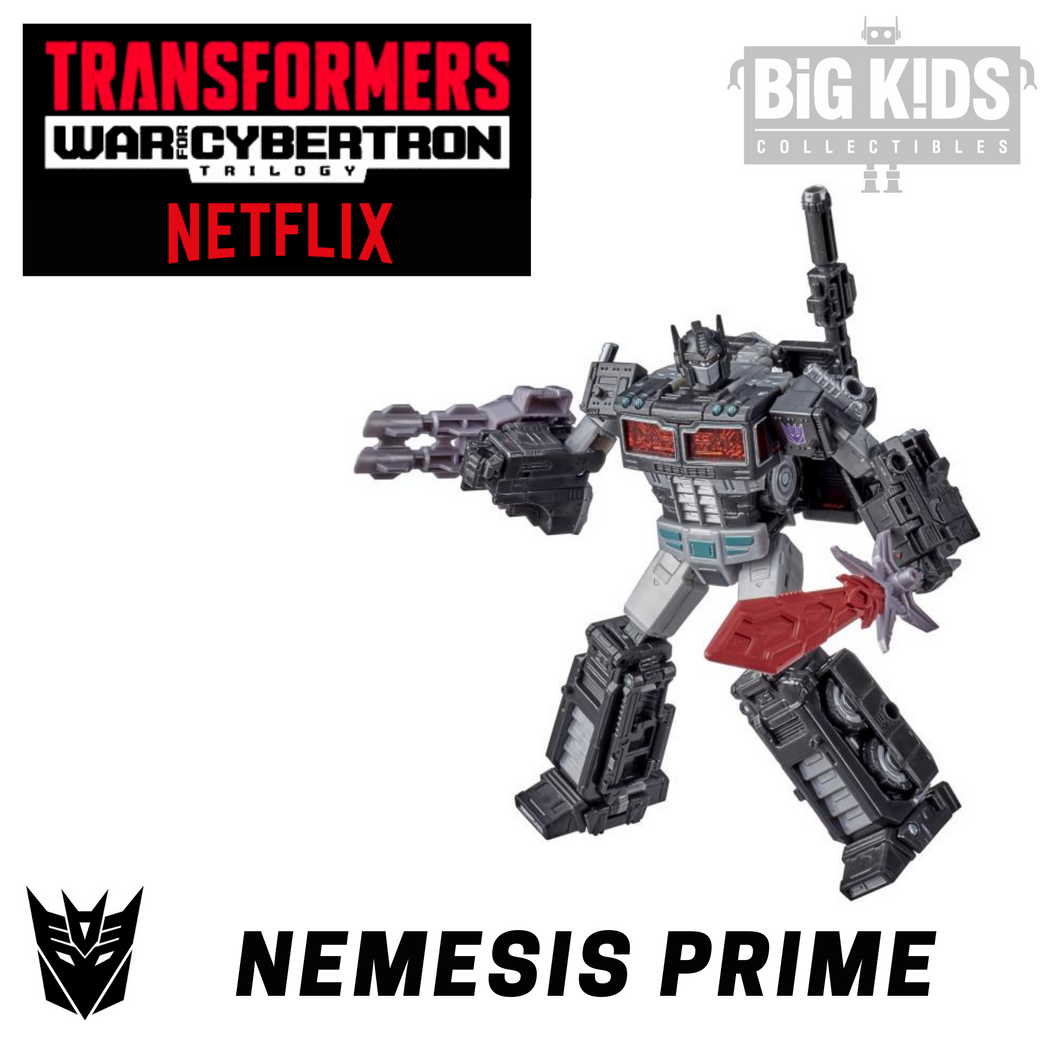 Transformers Netflix War for Cybertron NEMESIS PRIME (Leader Class)