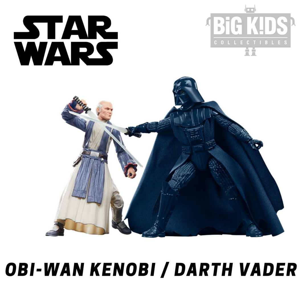 Star Wars Black Series OBI-WAN KENOBI and DARTH VADER (Concept Art Edition)