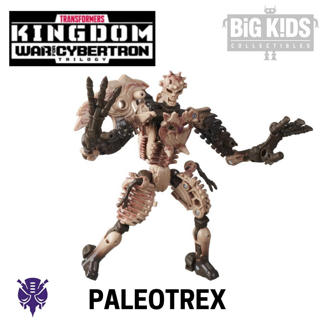 Transformers Kingdom War for Cybertron PALEOTREX (Deluxe Class)