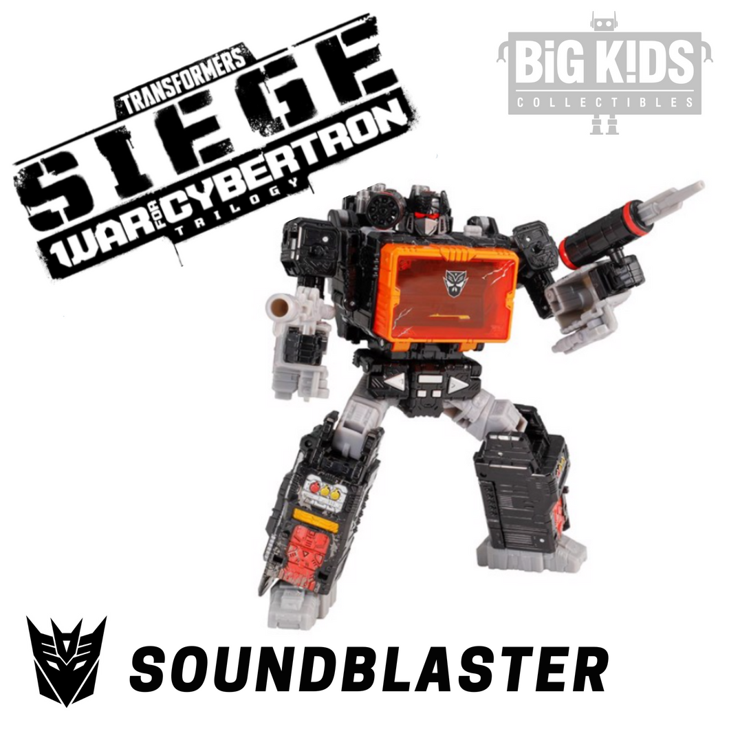 Transformers Siege War for Cybertron SOUNDBLASTER (Takara Tomy Mall Exclusive)