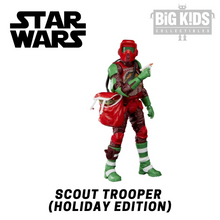 Load image into Gallery viewer, Star Wars The Black Series SCOUT TROOPER (Holiday Edition)
