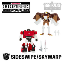 Load image into Gallery viewer, Transformers Kingdom War for Cybertron SIDESWIPE / SKYWARP 2 Pack
