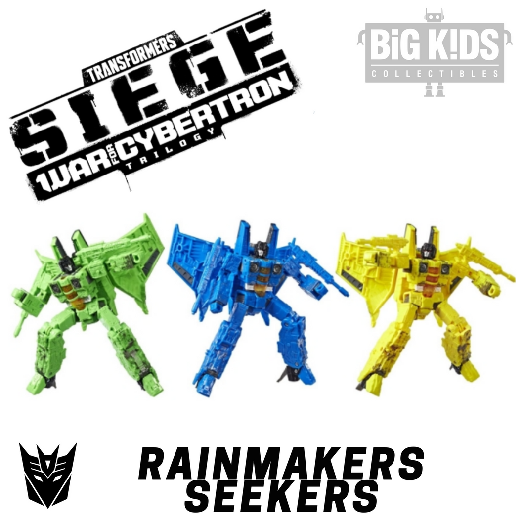 Transformers Siege War for Cybertron Rainmakers Seekers 3 Pack (Acid Nova, Ion Nova and Storm Nova)