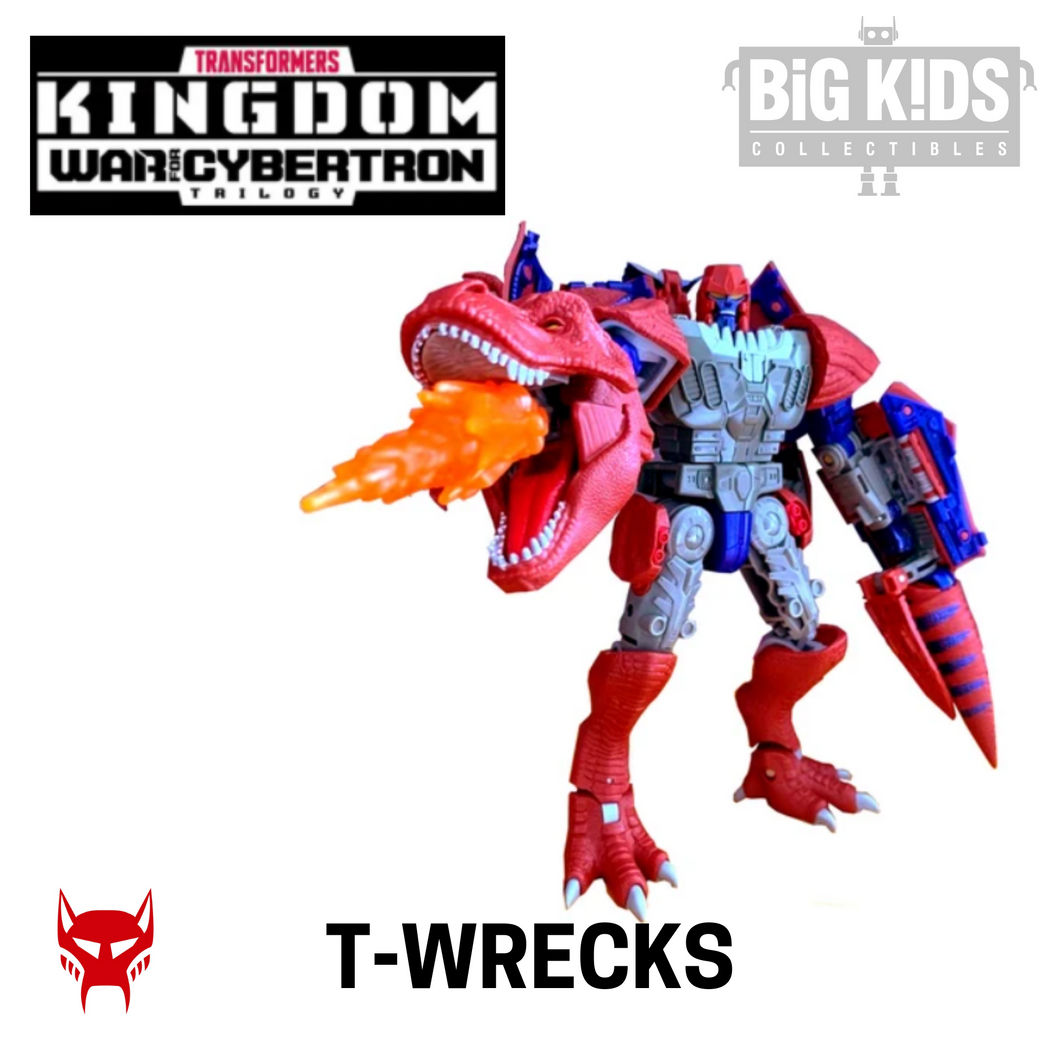 Transformers Kingdom War For Cybertron T-Wrecks (Leader Class)