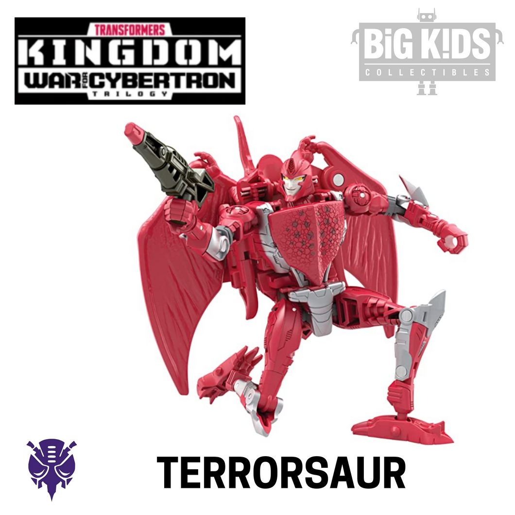 Transformers Kingdom WFC Golden Disk TERRORSAUR