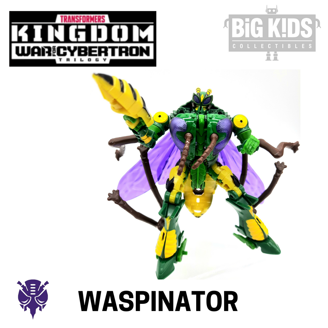 Transformers Kingdom War For Cybertron WASPINATOR (Deluxe Class)